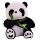Διακοσμητικό Panda Βελούδινο Πολύχρωμο 35cm ForHome 501662