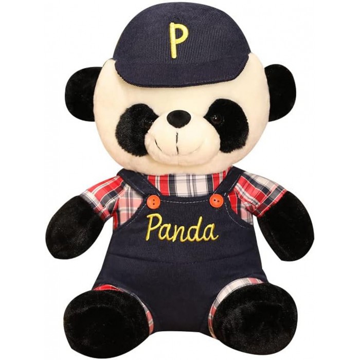 Διακοσμητικό Panda Βελούδινο Πολύχρωμο 35cm ForHome 501676