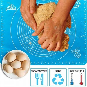Επιφάνεια Σιλικόνης Για Ζύμωμα 50x70cm Πολύχρωμη ForHome 200022