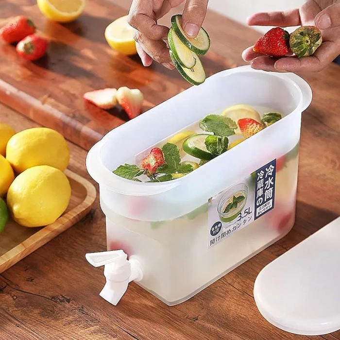 Δοχείο Πλάστικό 3.5 λίτρα με βρυσάκι 11x25x18cm ForHome 000014