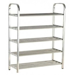 Μεταλλική Παπουτσοθήκη με 5 Ράφια 61.5x23x80cm ForHome 024005