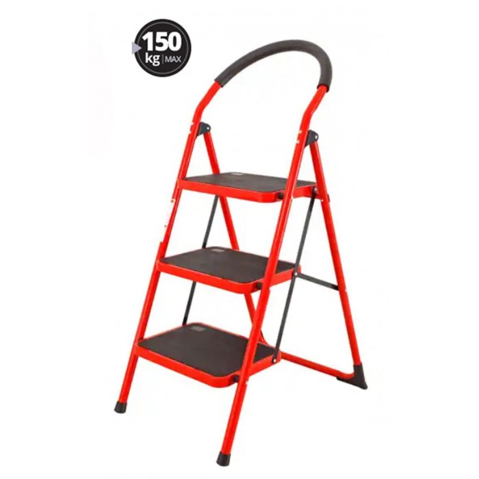 Σκάλα Μεταλλική με 3 σκαλοπάτια εως 150kg ForHome 024035