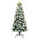 Αυτοφωτιζόμενο Χριστουγεννιάτικο Δέντρο 180εκ Οπτικής Ίνας - Λευκό Ψυχρό Aigostar 30579