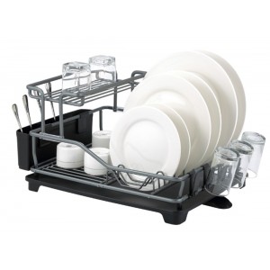 Πιατοθήκη Αλουμινίου L529xW375xH268mm σχέδιο Leon ForHome 040007