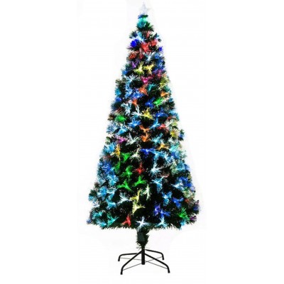 Αυτοφωτιζόμενο Χριστουγεννιάτικο Δέντρο 60εκ Οπτικής Ίνας - RGB Aigostar 30571