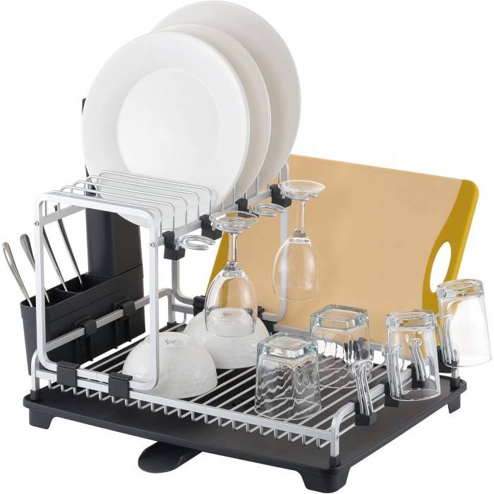 Πιατοθήκη Αλουμινίου L533xW391xH317mm σχέδιο Giovanni ForHome 040008