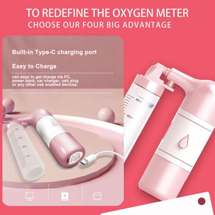 Μηχανή προσώπου οξυγόνου υψηλής πίεσης Beauty SPA Nano Sprayer