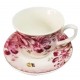 ForHome 728178 Σετ Φλιτζάνια Τσαγιού Πορσελάνης 200ml με πιατάκια 12 τεμαχίων Sensualité