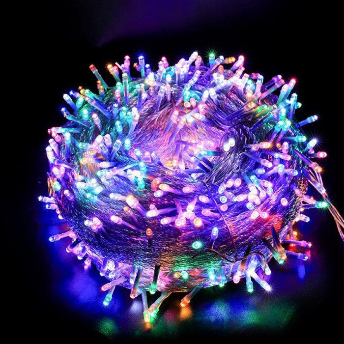 300 LED λαμπάκια 21m Χριστουγεννιάτικα Πολύχρωμα ForHome 096021