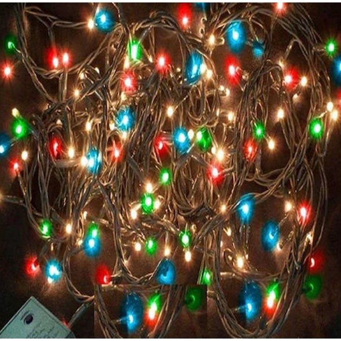96 Λαμπάκια LED Πολύχρωμα τύπου Κουρτίνα Factory BX-029