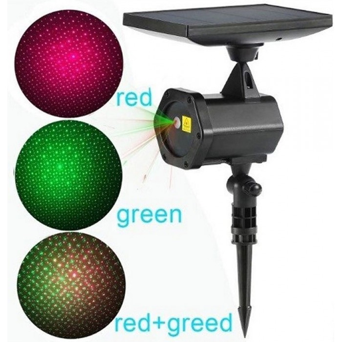 Factory DY-17 Χριστουγεννιάτικος Προβολέας Laser Ηλιακός IP65 Εξωτερικού Χώρου 