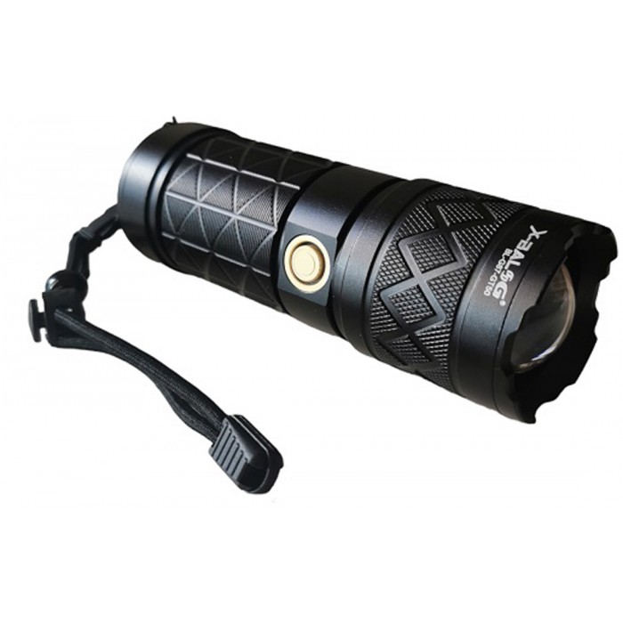 Διπλός Φακός Tactical LED Αλουμινίου Λευκού/Κόκκινου Φωτισμού X-Balog BL-G87-TG50 Μαύρο