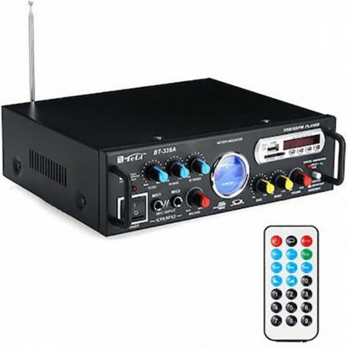 Ενισχυτής με λειτουργία Karaoke BT-339A Μαύρο