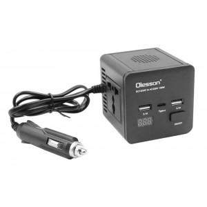 Inverter Αυτοκινήτου 150W για Μετατροπή 12V DC σε 220V AC με 2xUSB 103785