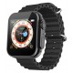 U8 Ultra 45mm Smartwatch με Παλμογράφο (Μαύρο)