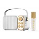 Rolinger Σύστημα Karaoke με Ασύρματo Μικρόφωνo WY-YS104 σε Λευκό Χρώμα