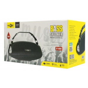 KLGO IPX6 Ηχείο Bluetooth 10W με Ραδιόφωνο και Διάρκεια Μπαταρίας έως 5 ώρες Μαύρο LY-600