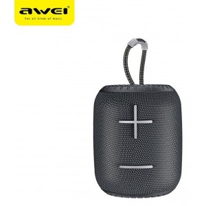 Φορητό Ασύρματο Ηχείο Bluetooth IPX4 6W με Διάρκεια Μπαταρίας έως 6 ώρες Awei Y526 Μαύρο