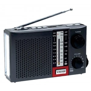 CMiK MK-938 Retro Φορητό Ραδιόφωνο Επαναφορτιζόμενο Γκρι