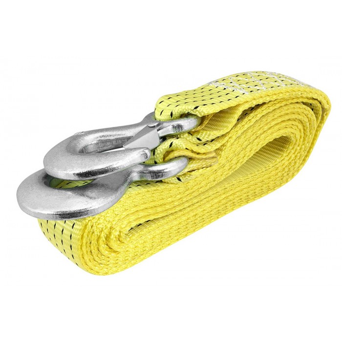 Ιμάντας Ρυμούλκησης με Γάντζους 7m x 45mm 5000kg Κίτρινος 102801