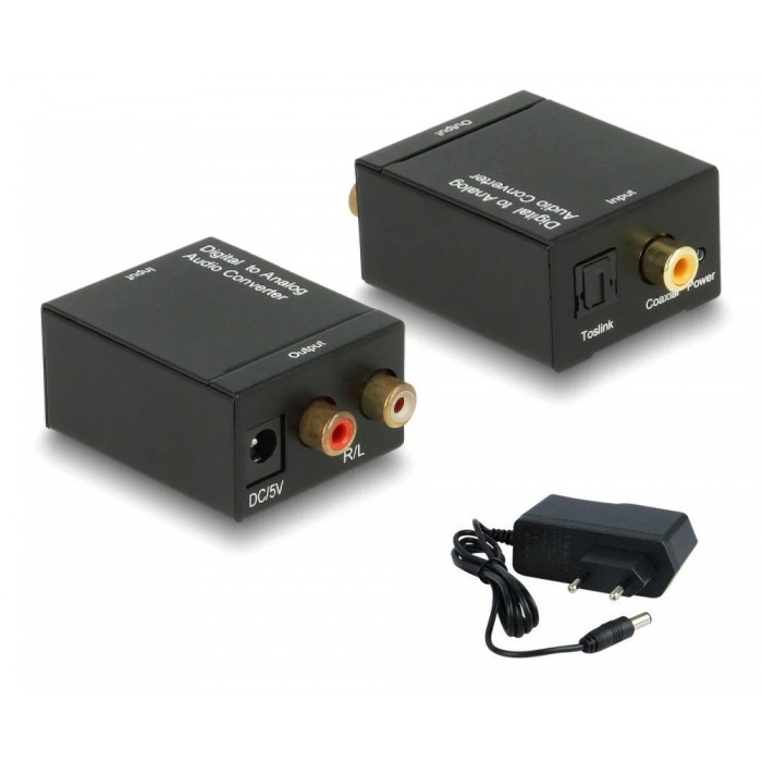 YWX-GQ-3 Μετατροπέας RCA / Toslink female σε RCA 2x female 41263486