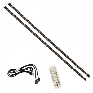 RZ-0006 Αδιάβροχη Led Ταινία USB 5V 4m (2 x 2m) με Τηλεχειριστήριο και Bluetooth RGB IP65 101440