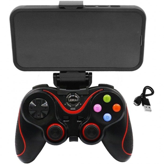 Lehuai LH-090S Ασύρματο Gamepad για Android / iOS Μαύρο
