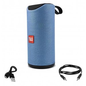 T&G Ηχείο Bluetooth 5W με Ραδιόφωνο και Διάρκεια Μπαταρίας έως 4 ώρες Γαλάζιο TG113