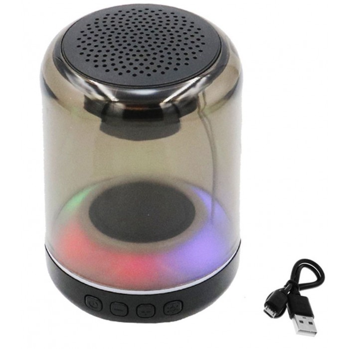 Φορητό Ασύρματο Ηχείο Bluetooth 5W Με Διάρκεια Μπαταρίας έως 4 Ώρες TF/FM/AUX TR-2051 Μαύρο