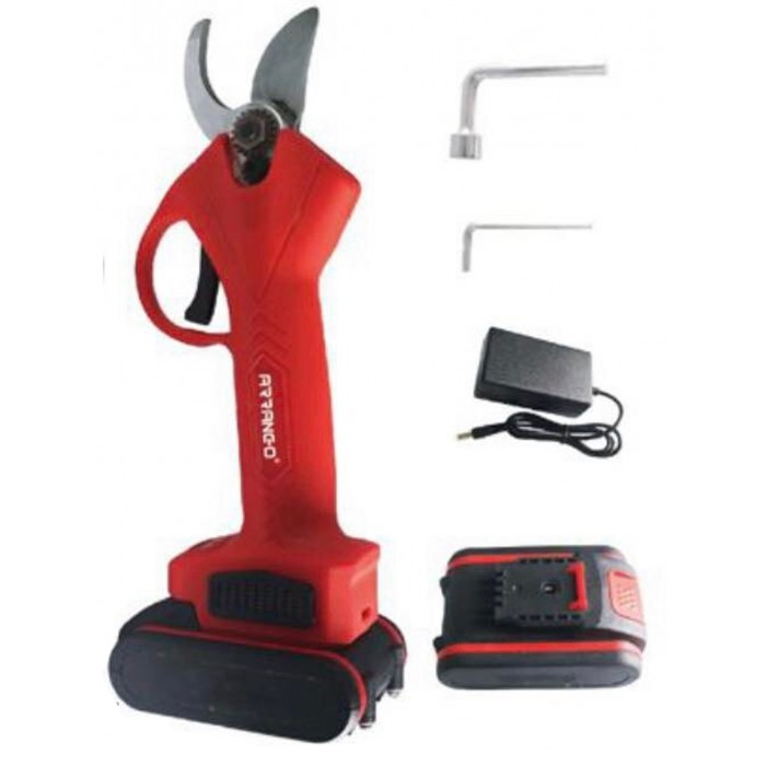 Arrango AW76606 Ψαλίδι Κλαδέματος Μπαταρίας 20V με Μήκος 28.5cm Σετ 