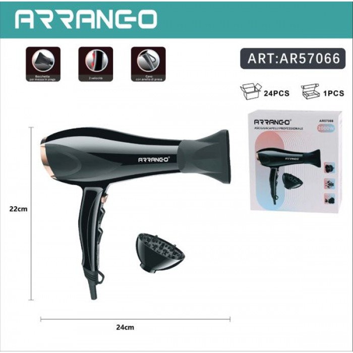 Arrango AR57066 Πιστολάκι Μαλλιών 2000W