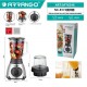 Arrango AF76246 Μπλέντερ με Γυάλινη Κανάτα 1.5lt 800W Μαύρο