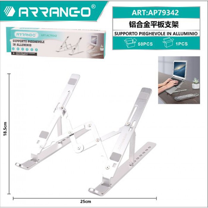 Arrango AP79342 Βάση Στήριξης για Laptop Λευκό