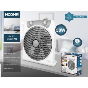 Ανεμιστήρας Box Fan 40W Διαμέτρου 30cm Hoomei HM-8212 