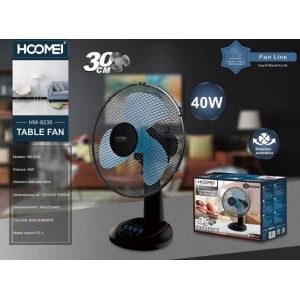 Επιτραπέζιος Ανεμιστήρας 40W Διαμέτρου 30cm Hoomei HM-8230B 