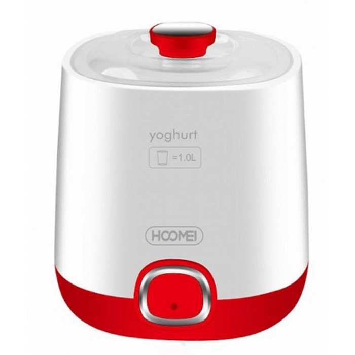 Hoomei HM-6535 Γιαουρτομηχανή με Κάδο 1lt Λευκή 20W