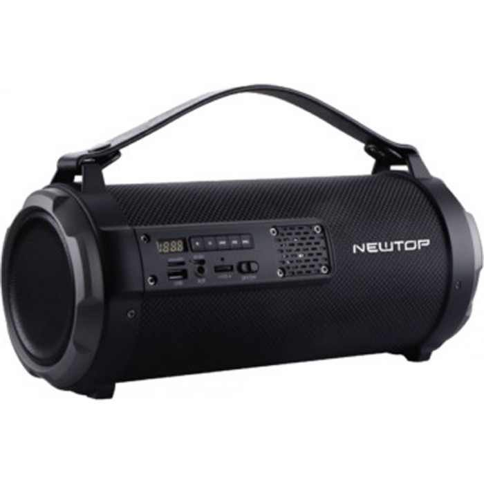 Newtop SP10 Ηχείο Bluetooth 11.5W με Ραδιόφωνο και Διάρκεια Μπαταρίας έως 2 ώρες Μαύρο