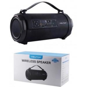 Newtop SP11 Ηχείο Bluetooth 11.5W με Ραδιόφωνο και Διάρκεια Μπαταρίας έως 2 ώρες Μαύρο 