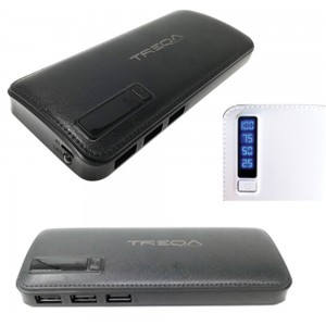 Treqa TR-901 Power Bank 12800mAh με 3 Θύρες USB-A Μαύρο