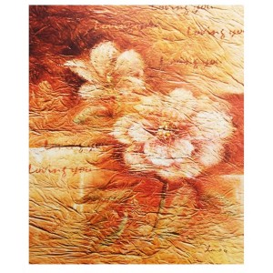 Πίνακας σε Καμβά σχέδιο Λουλούδια Μοντέρνα 50x3x60cm