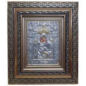 Εικόνα Ξύλινη Επίχρυση Παναγία 32x2.5x38cm