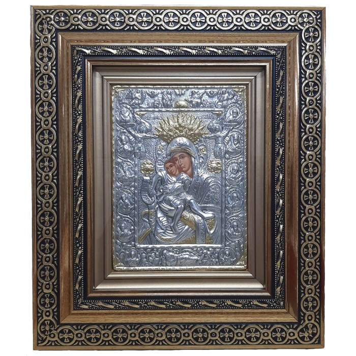 Εικόνα Ξύλινη Επίχρυση Παναγία 32x2.5x38cm