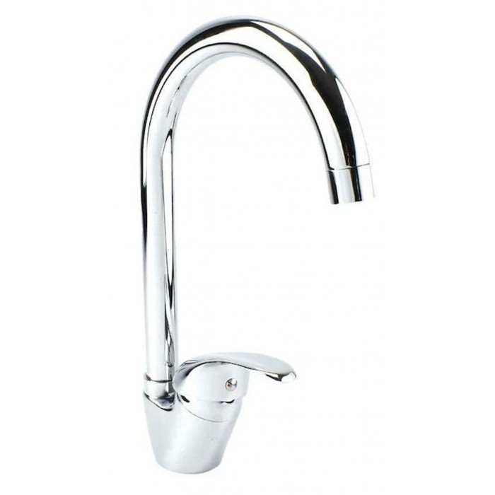 XIN-XZ-22306 Μπαταρία Κουζίνας Πάγκου Inox Ασημί