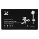 Κλασική Μπαταρία Ντουζιέρας Μπάνιου Inox 304 14.5cm Λεία XZ 22017 - Μαύρο
