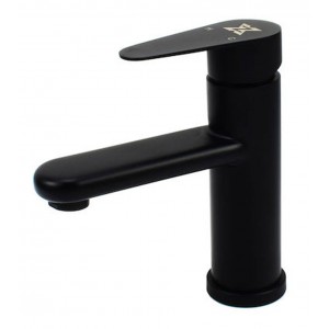 Ανάμεικτη Μπαταρία Νιπτήρα Inox Μαύρη 16x18cm ForHome 2807992