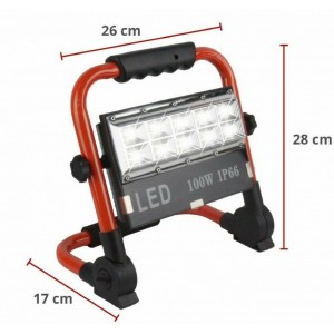 Προβολέας Εργασίας Επαναφορτιζόμενος LED IP66 XIN-100W-8505-82330