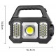 ForHome 082394 Λάμπα - Φακός Led Επαναφορτιζόμενος Ηλιακός
