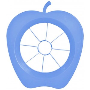 Κόπτης Μήλου Ανοξείδωτος με Πλαστική Μπλε Λαβή 13.5x15εκ. Cookman