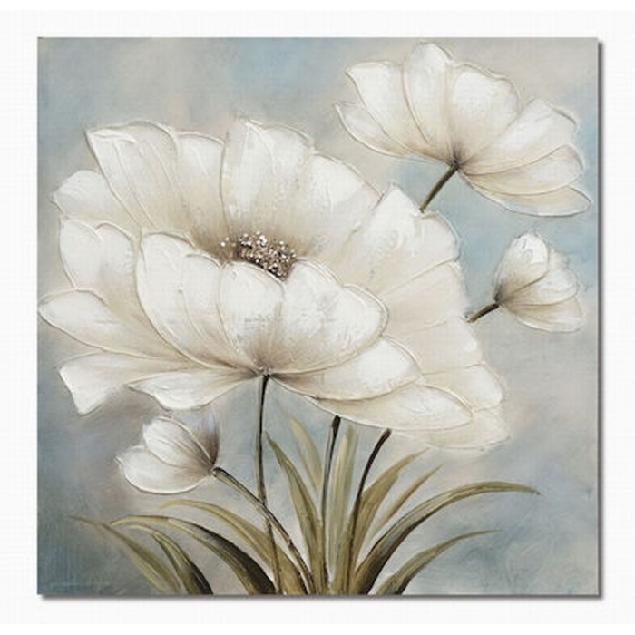Πίνακας σε Καμβά 60x60cm Καρβούνης BD21B558A-1A 