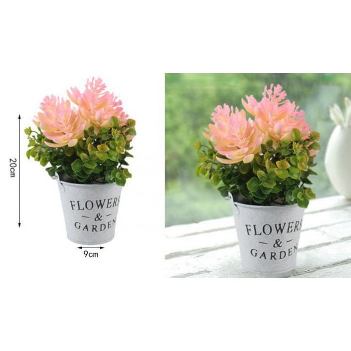 Τεχνητό Φυτό Πολύχρωμο σε γλάστρα 9x20cm ForHome 921675